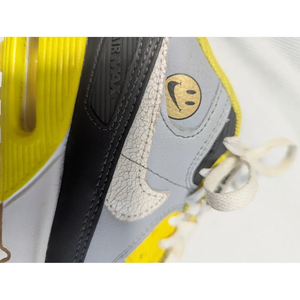 Nike Air Max 90 Go‎ The Extra Smile Kids Shoes Grey Yellow Black DO5862-001